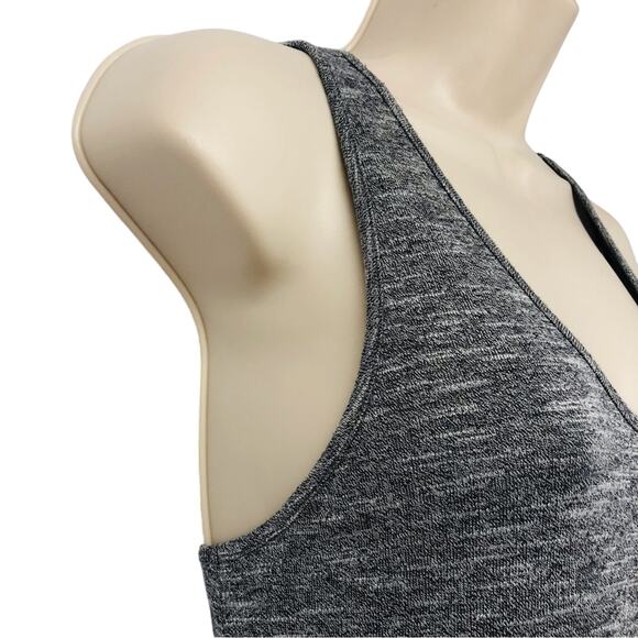 Lou & Grey Gray Racerback Midi Tank Dress Signature Soft Blend Scoop Neck - Picture 14 of 16